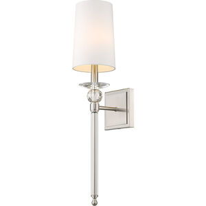 Ava 1 Light 6 inch Brushed Nickel Wall Sconce Wall Light