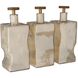 Zerdomo Smoke Luster Decanters, Set of 3