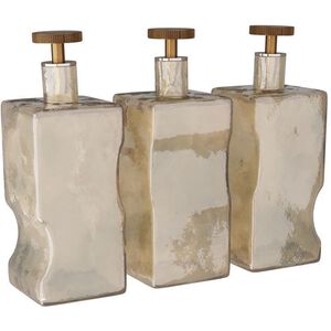 Zerdomo Smoke Luster Decanters, Set of 3