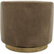 Oscy Brown Occasional Chair, Swivel Chair