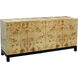 Bromo 72 X 18 inch Natural Burl with Black Credenza