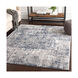 Mirth 87 X 63 inch Navy Rug, Rectangle