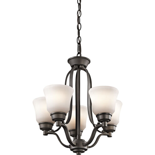 Langford 5 Light 17 inch Olde Bronze Mini Chandelier Ceiling Light in Incandescent