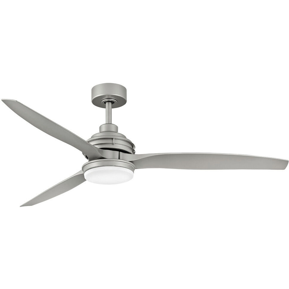 Artiste 60 inch Brushed Nickel with Silver Blades Fan