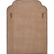 Octavian 40 X 30 inch Walnut Wall Mirror