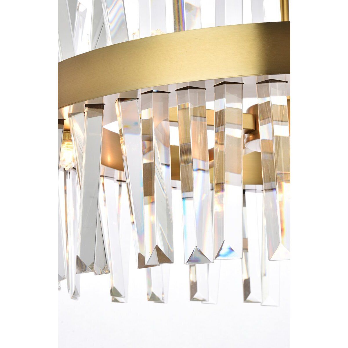 Serephina 10 Light 20 inch Satin Gold Pendant Ceiling Light