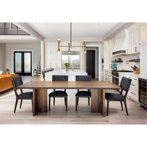 Cade 6 Light 34 inch Black and Brass Pendant Ceiling Light