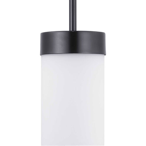 Elevate 1 Light 4 inch Matte Black Mini-Pendant Ceiling Light, Design Series