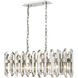 Bova 11 Light 42.5 inch Polished Nickel Linear Chandelier Ceiling Light