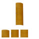 Torre 18 LED 7 inch Satin Nickel ADA Wall Sconce Wall Light in Oak Glass