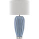 Bluestar 33 inch 150.00 watt Light Blue/Clear Table Lamp Portable Light
