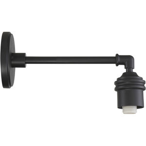 RLM 1 Light 8 inch Coal Outdoor Wall Mount, Great Outdoors
