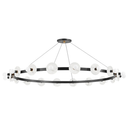 Austen 18 Light 58 inch Aged Old Bronze Chandelier Ceiling Light