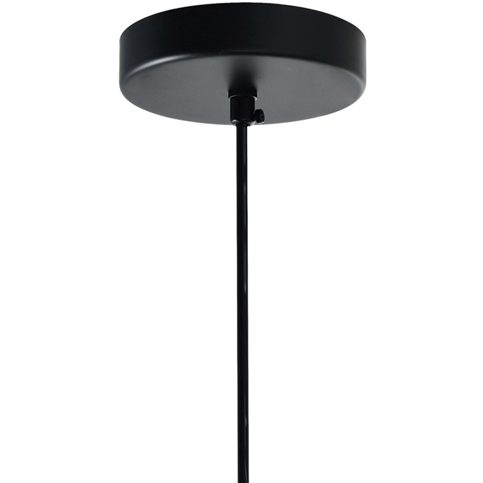 Glass 1 Light 10 inch Black Down Mini Pendant Ceiling Light in Smoke
