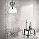 Liberty 1 Light 13.75 inch Matte Black Pendant Ceiling Light 