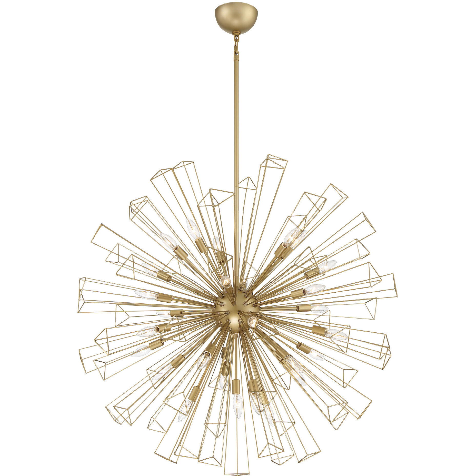 Dendelio 29 Light 40 inch Gold Chandelier Ceiling Light