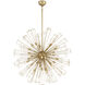 Dendelio 29 Light 40 inch Gold Chandelier Ceiling Light