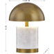 Cora 9.88 inch 2.30 watt Portable Rechargeable Table Lamp Portable Light, By Coco & Dash