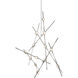 Constellation LED 25 inch Satin Nickel Chandelier Ceiling Light in 3000K, Clear, Standard Suspension