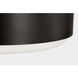Richard June Aurelle 3 Light 17.25 inch Aged Iron Flush Mount Ceiling Light in LED