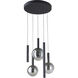 Modella LED 21.25 inch Black Pendant Ceiling Light