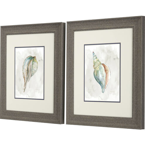 Waterside Blue and Green Framed Art