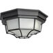 Crown Hill LED 11.5 inch Black Outdoor Flush Mount