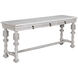 Portuguese 72.5 X 20.5 inch White Wash Console