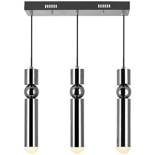 Chime LED 20 inch Polished Nickel Island/Pool Table Light Ceiling Light