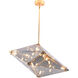 Canada 9 Light 15 inch Gold Chandelier Ceiling Light