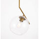 Ryland 1 Light 16 inch Brass Pendant Ceiling Light