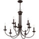 Estate 9 Light 30 inch Bronze Chandelier Ceiling Light