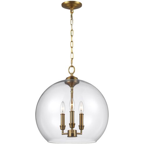 Sean Lavin Lawler 3 Light 16 inch Burnished Brass Pendant Ceiling Light