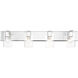 Zurich 4 Light 36 inch Polished Chrome Vanity Sconce Wall Light