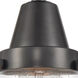 Franklin Restoration Dover LED 4.5 inch Matte Black Flush Mount Ceiling Light in Seedy Glass