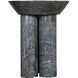 Nox 22 X 18 inch Black Marble Side Table