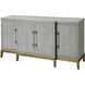 Geneva 68 inch Gray with Gold Media Console