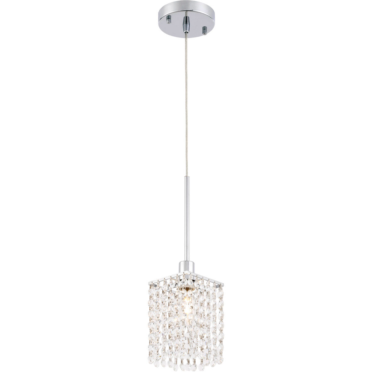 Taylor 1 Light 5 inch Chrome Pendant Ceiling Light