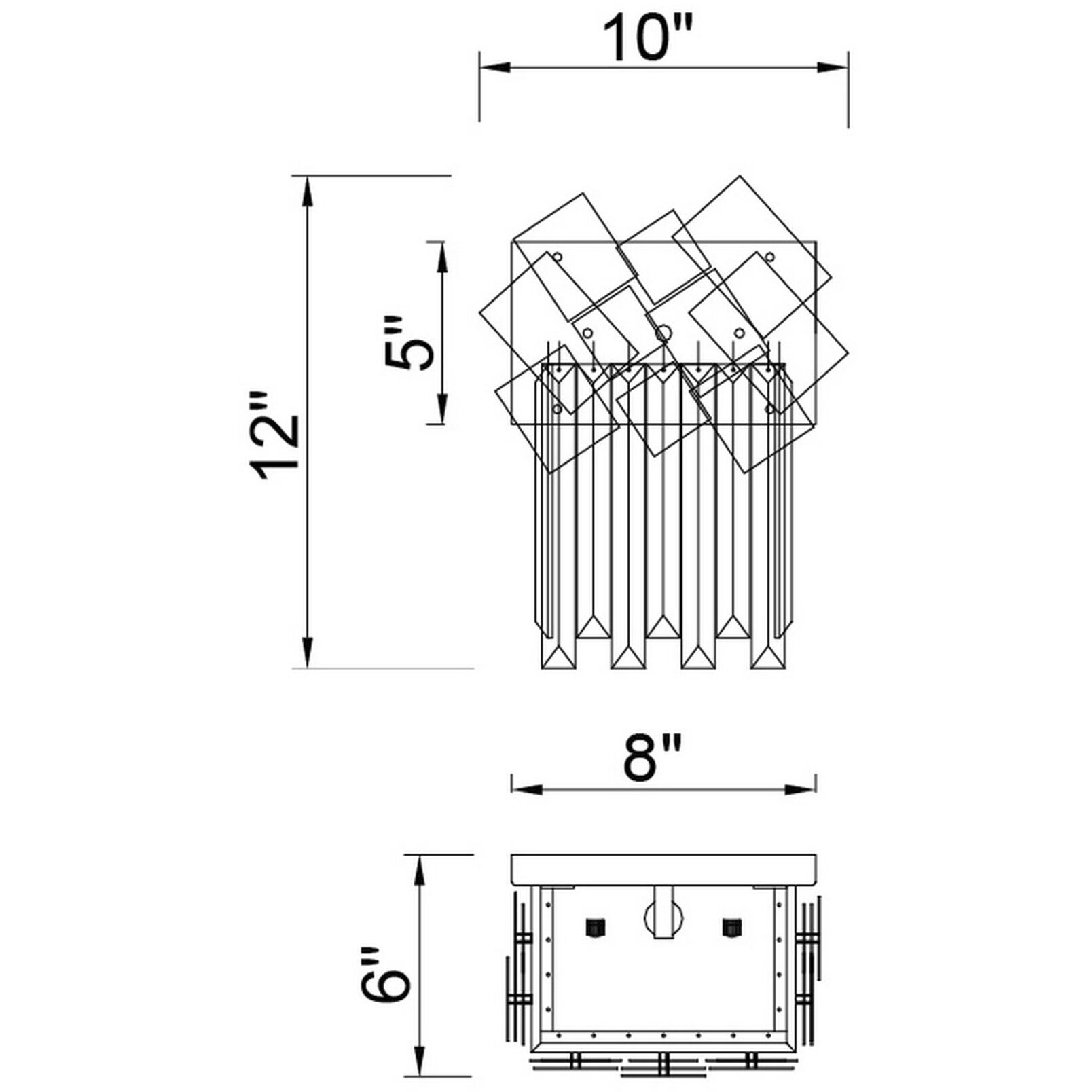 Panache 1 Light 10 inch Medallion Gold Wall Light