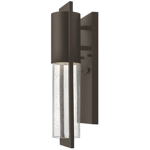 Shelter Outdoor Wall Mount Lantern in Buckeye Bronze, Non-LED