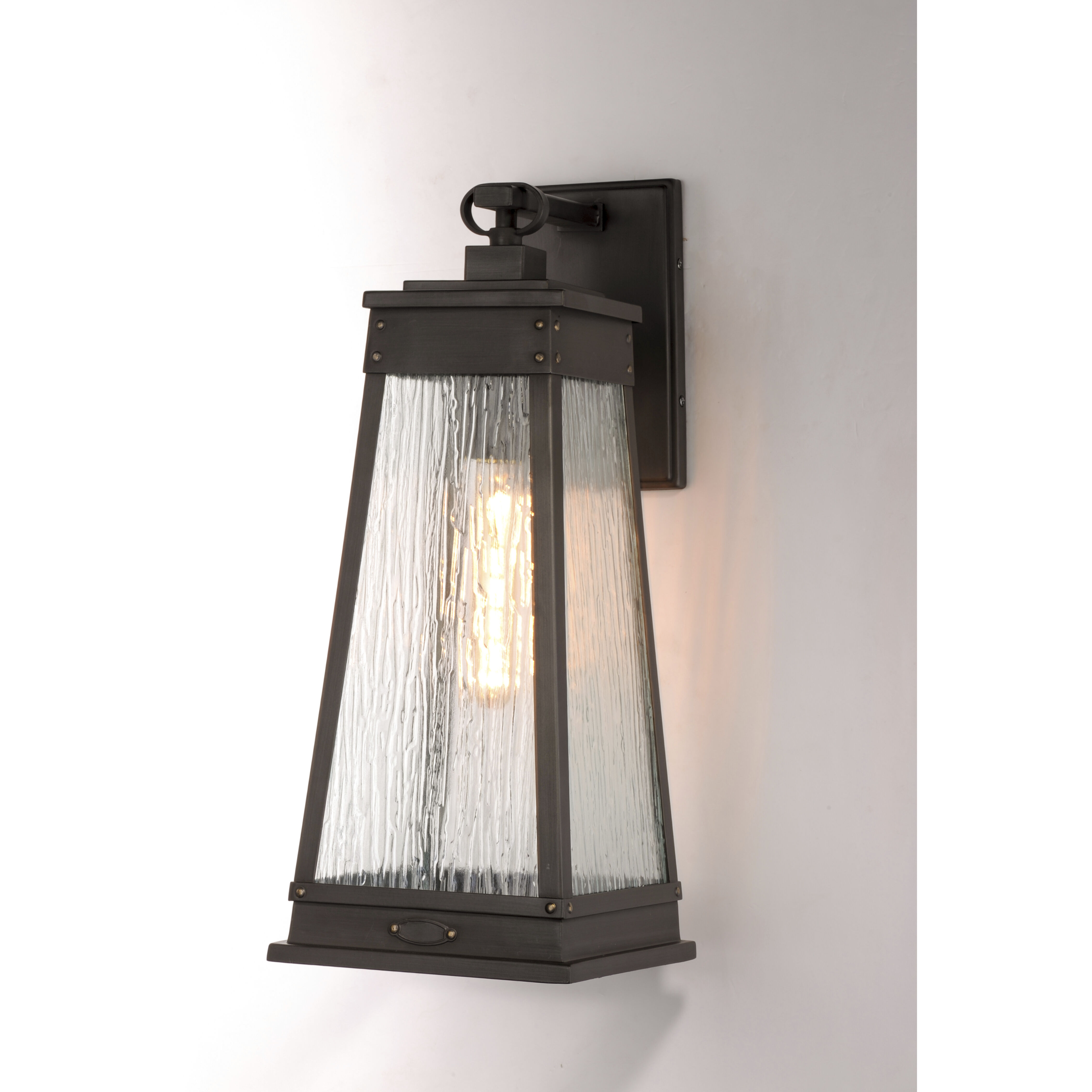 Schooner 1 Light 17 inch Olde Brass Outdoor Wall Sconce