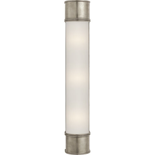Chapman & Myers Oxford 3 Light 4 inch Antique Nickel Bath Sconce Wall Light
