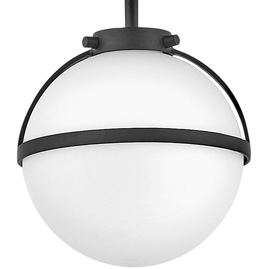 Hollis 5 Light 32 inch Black Indoor Semi-Flush Mount Ceiling Light