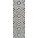 Juniper 96 X 30 inch Cream, Charcoal, Black Rug