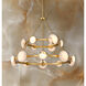 Zill LED 42.13 inch Lily Gold Pendant Ceiling Light