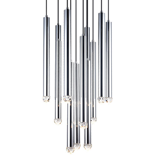 Reign LED 24 inch Chrome Pendant Ceiling Light