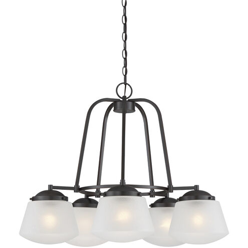 Mason 5 Light 30 inch Satin Bronze Chandelier Ceiling Light