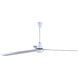 DC 60 inch White Industrial Ceiling Fan