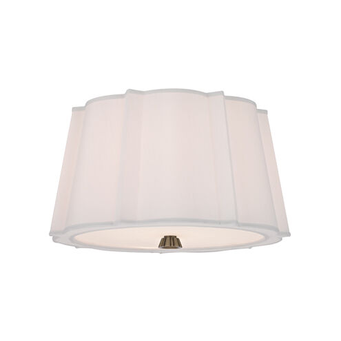 Humphrey 2 Light 17 inch Aged Brass Semi Flush Ceiling Light