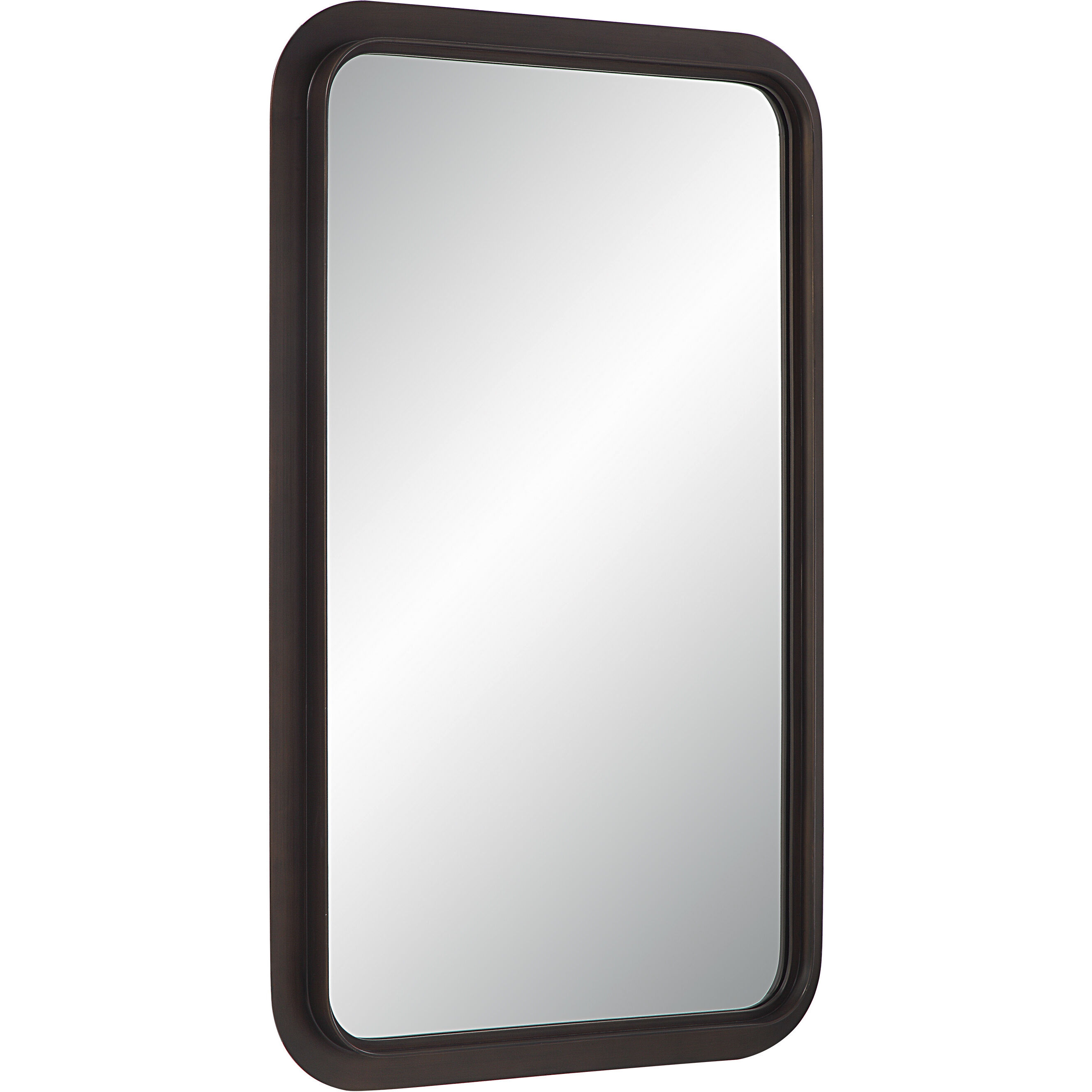 Almere 40 X 24 inch Dark Antique Bronze Wall Mirror